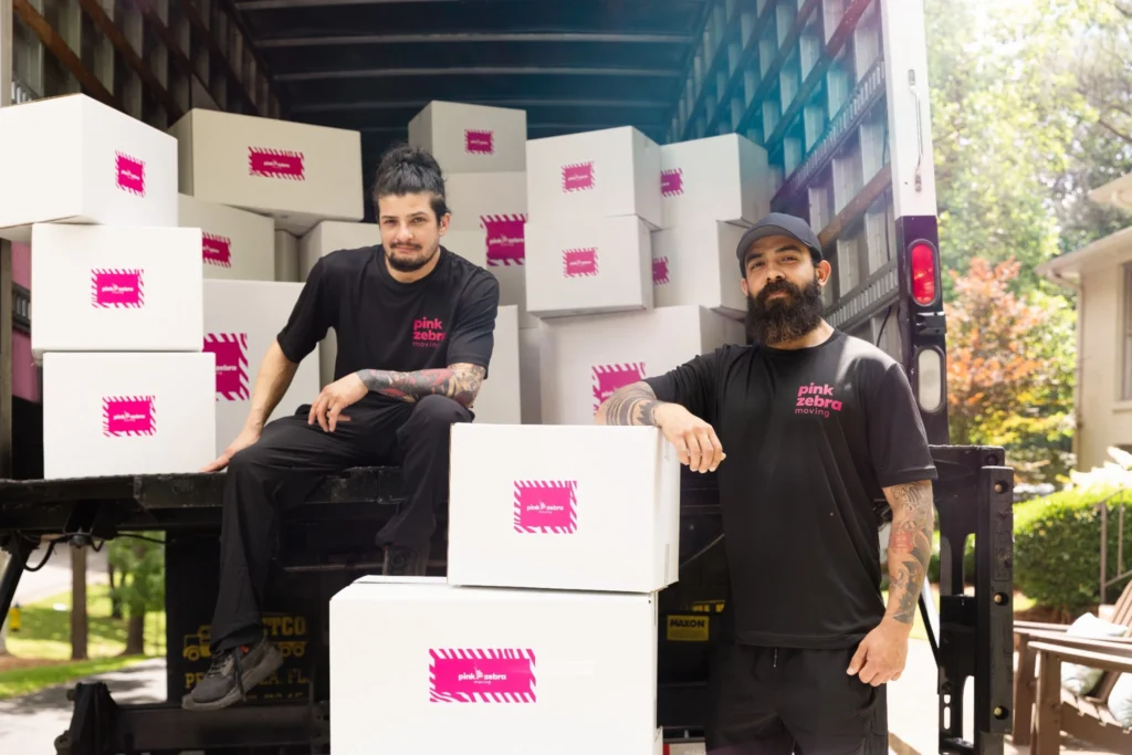movers in plano tx moving team on truck